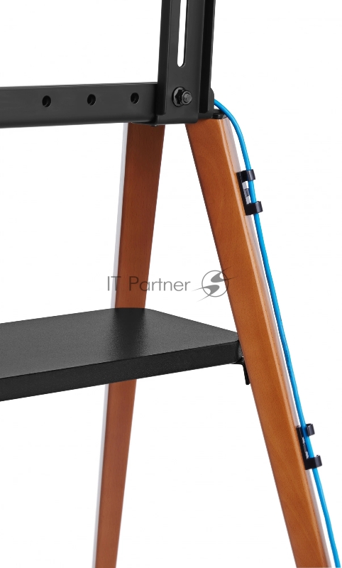 Подставка для телевизора Cactus CS-ST3645BKWN черный/орех 43-65 макс.40кг напольный