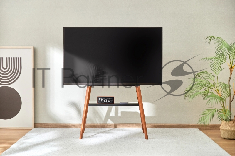 Подставка для телевизора Cactus CS-ST3645BKWN черный/орех 43-65 макс.40кг напольный