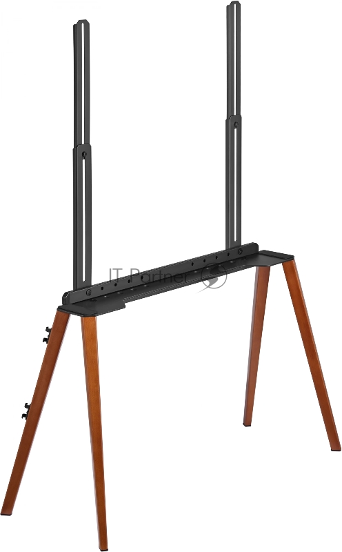 Подставка для телевизора Cactus CS-ST3646BKWN черный/орех 49-75 макс.40кг напольный