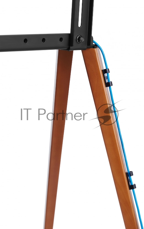 Подставка для телевизора Cactus CS-ST3646BKWN черный/орех 49-75 макс.40кг напольный