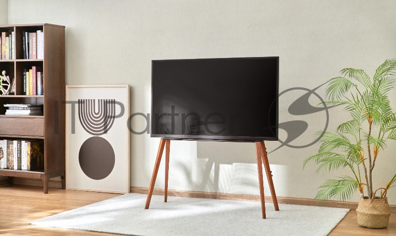 Подставка для телевизора Cactus CS-ST3646BKWN черный/орех 49-75 макс.40кг напольный