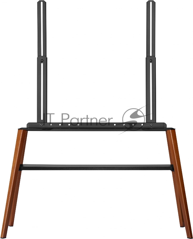 Подставка для телевизора Cactus CS-ST3647BKWN черный/орех 49-75 макс.40кг напольный