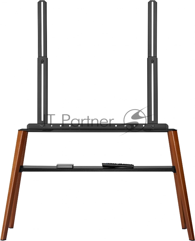 Подставка для телевизора Cactus CS-ST3647BKWN черный/орех 49-75 макс.40кг напольный