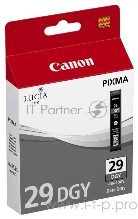 Картридж струйный Canon PGI-29DGY 4870B001 темно-серый для Canon Pixma Pro 1
