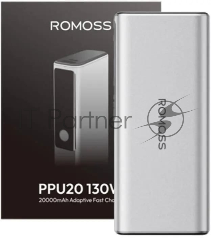 Мобильный аккумулятор Romoss PPU20 20000mAh 130W 5A черный (1746859)