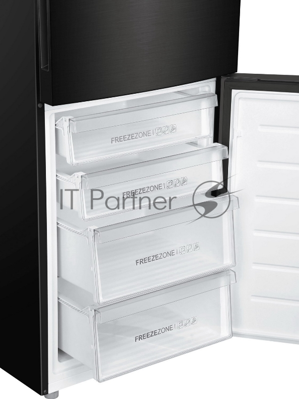 Холодильник Haier C4F740CBXGU1, черная нержавеющая сталь