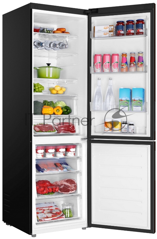 Холодильник Haier C4F740CBXGU1, черная нержавеющая сталь