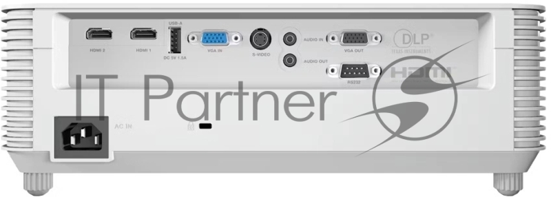 Проектор INFOCUS IN0024ST DLP, XGA, 3800 lm, 30 000:1, 0.62:1, 2xHDMI 1.4, VGA in/out, S-Video, 3.5mm in/out, USB-A, RS-232, лампа 15 000ч.(ECO mode), 10W, 27дБ, 2,9 кг, БЕЛЫЙ