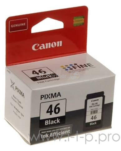 Картридж струйный Canon PG-46 9059B001 черный для Canon Pixma E404/E464 (15мл)