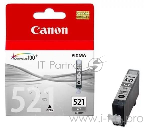 Картридж струйный Canon CLI-521GY 2937B004 серый для Canon MP980/990