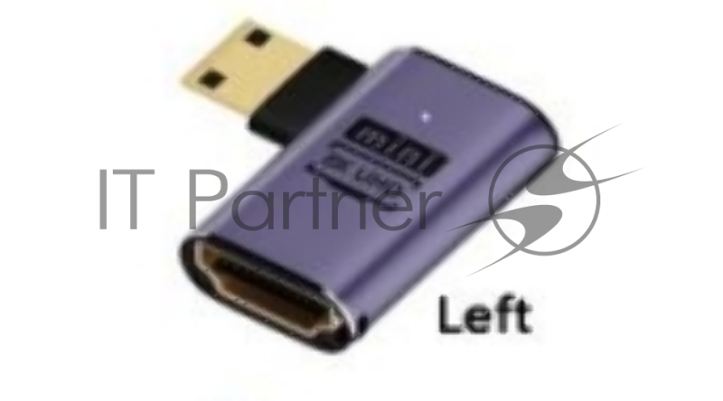 Переходник mini HDMI на HDMI влево