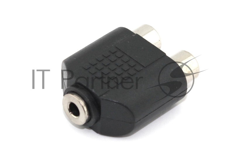 Переходник с RCA (тюльпан) 2 канала мама на miniJack
