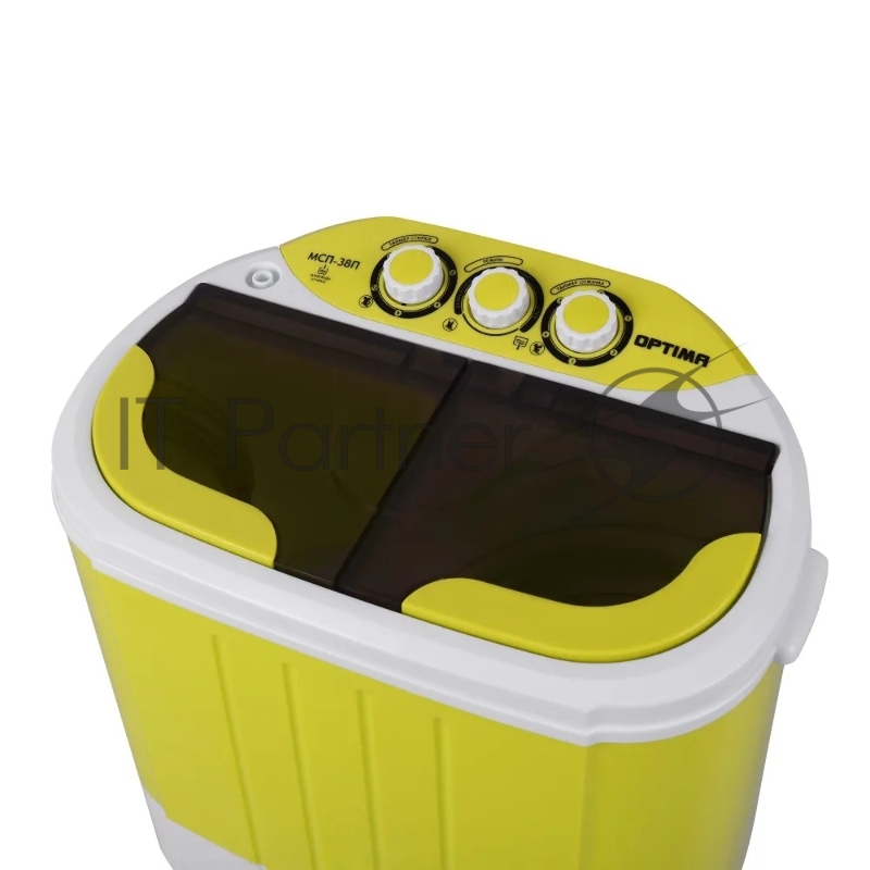 Стиральная машина OPTIMA МСП-38П (п/авт., пласт.крыш., стир./отж. 3,5кг/2.0кг, 1350об./мин., б/нас)