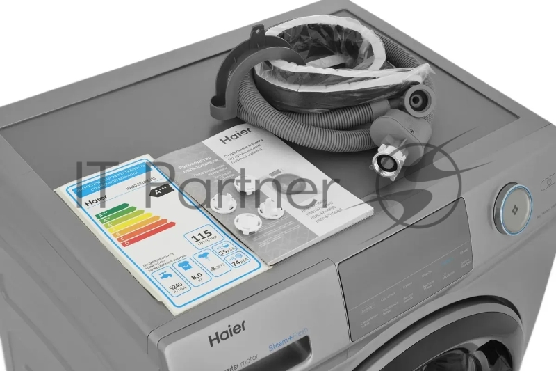 Стиральная машина Haier HW80-BP14969BS инверторный мотор