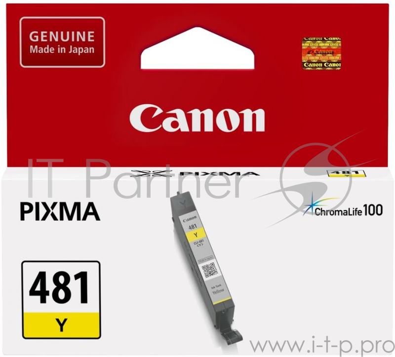 Картридж струйный Canon CLI-481 Y 2100C001 желтый для Canon Pixma TS5140/6140/8140/8540