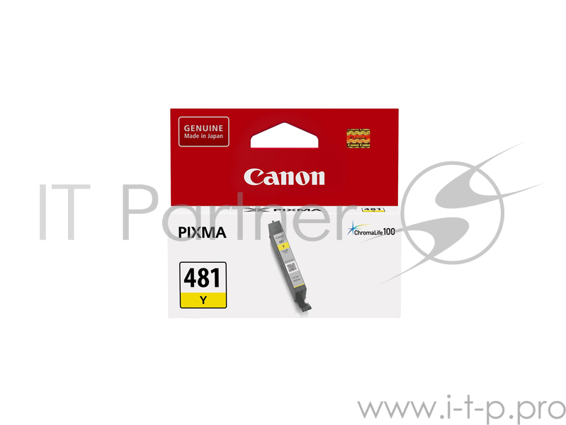 Картридж струйный Canon CLI-481 Y 2100C001 желтый для Canon Pixma TS5140/6140/8140/8540