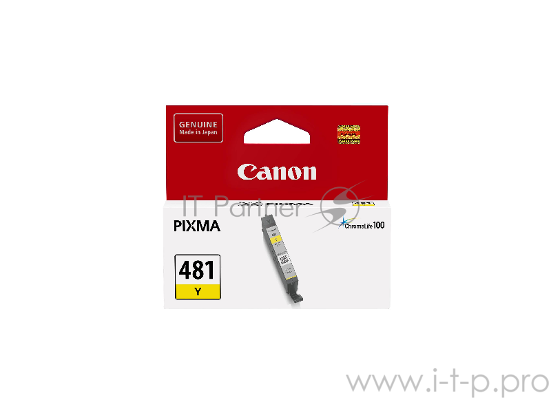 Картридж струйный Canon CLI-481 Y 2100C001 желтый для Canon Pixma TS5140/6140/8140/8540