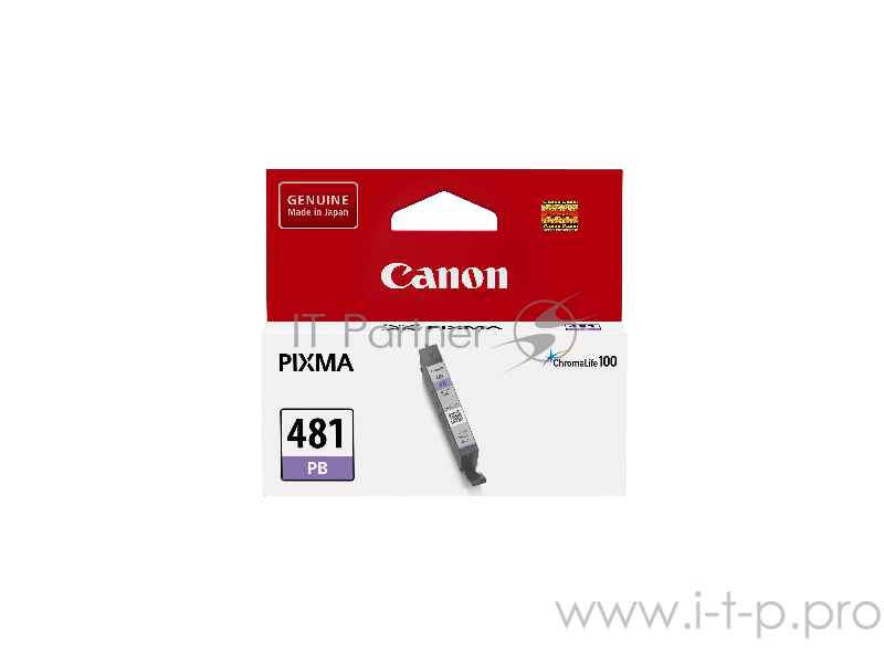 Картридж струйный Canon CLI-481 PB 2102C001 фото голубой для Canon Pixma TS8140TS/TS9140