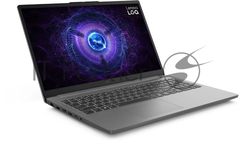 Ноутбук Lenovo LOQ 15IAX9E серый 83LK005GUE Core i5 12450HX 16Gb SSD512Gb NVIDIA GeForce RTX 2050 4Gb 15.6 IPS FHD (1920x1080) без ОС WiFi BT Cam