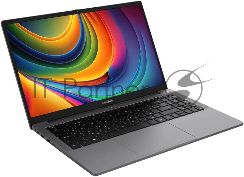 Ноутбук Digma EVE i5980 Core M3 8100Y 16Gb SSD512Gb Intel UHD Graphics 615 15.6 IPS FHD (1920x1080) Windows 11 Professional grey WiFi BT Cam 5000mAh (DN15CM-ADXW01)