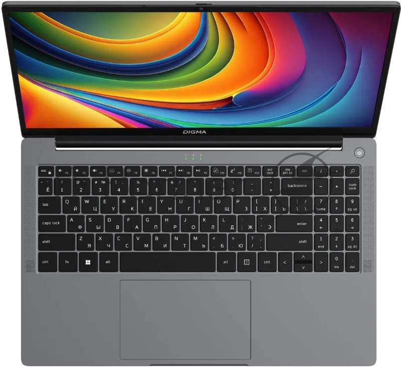 Ноутбук Digma EVE i5980 Core M3 8100Y 16Gb SSD512Gb Intel UHD Graphics 615 15.6 IPS FHD (1920x1080) Windows 11 Professional grey WiFi BT Cam 5000mAh (DN15CM-ADXW01)