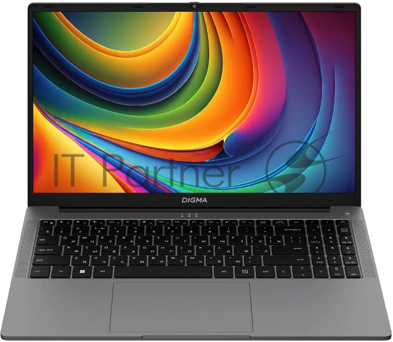 Ноутбук Digma EVE i5980 Core M3 8100Y 16Gb SSD512Gb Intel UHD Graphics 615 15.6 IPS FHD (1920x1080) Windows 11 Professional grey WiFi BT Cam 5000mAh (DN15CM-ADXW01)