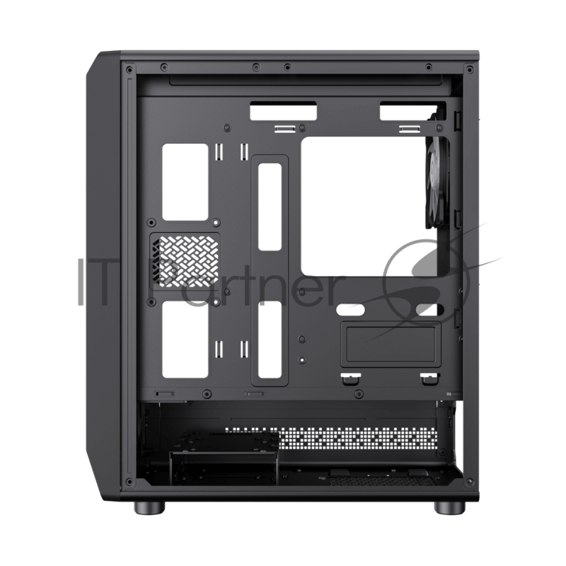 Корпус GameMax Forge MB без БП (Черный, ATX, USB3.0,Зак.стекло,4*120мм ARGB вент+конт., пыл.фильтр)