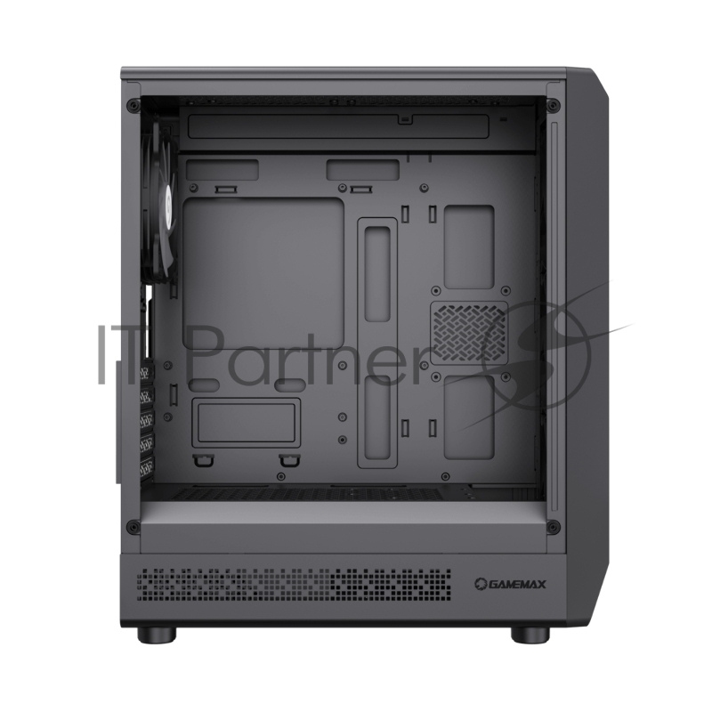 Корпус GameMax Forge MB без БП (Черный, ATX, USB3.0,Зак.стекло,4*120мм ARGB вент+конт., пыл.фильтр)