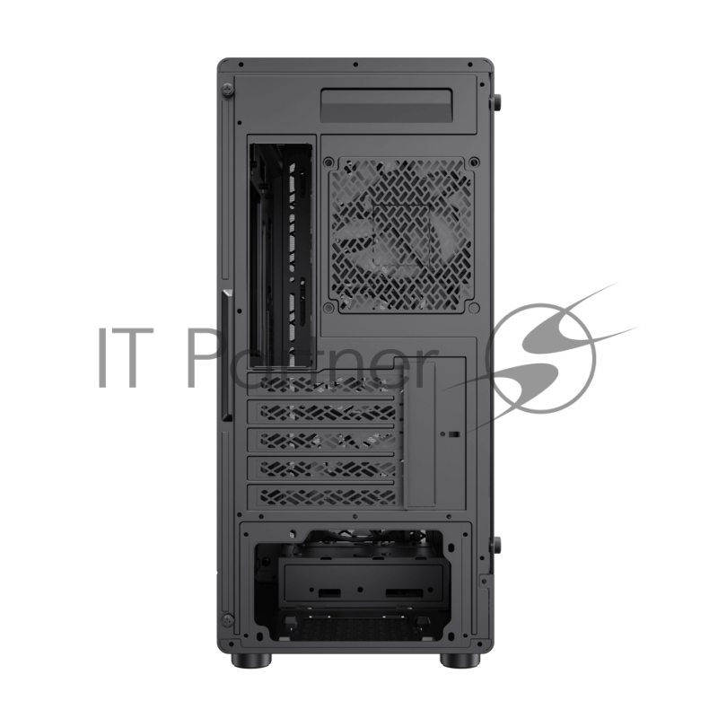 Корпус GameMax Forge MB без БП (Черный, ATX, USB3.0,Зак.стекло,4*120мм ARGB вент+конт., пыл.фильтр)