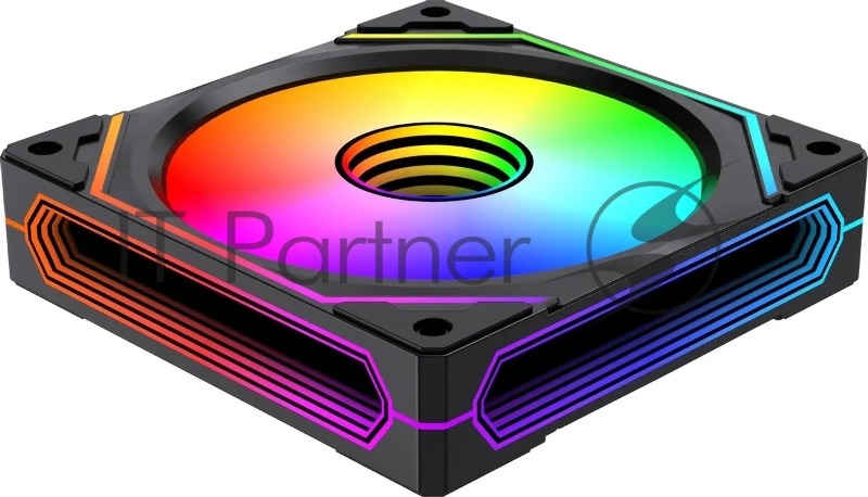 Вентилятор для корпуса Bloody BD-CF120ARGB5 LCD ARGB черный 120мм 1600rpm 26db 4-pin