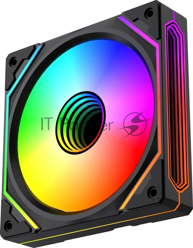 Вентилятор для корпуса Bloody BD-CF120ARGB5 LCD ARGB черный 120мм 1600rpm 26db 4-pin