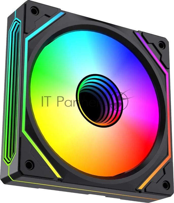 Вентилятор для корпуса Bloody BD-CF120ARGB5 LCD ARGB черный 120мм 1600rpm 26db 4-pin