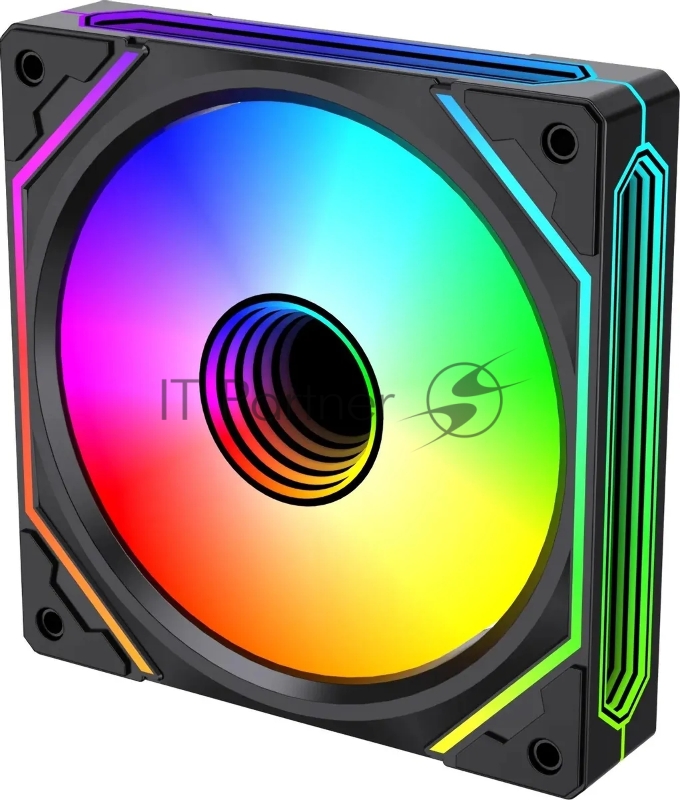 Вентилятор для корпуса Bloody BD-CF120ARGB5 LCD ARGB черный 120мм 1600rpm 26db 4-pin