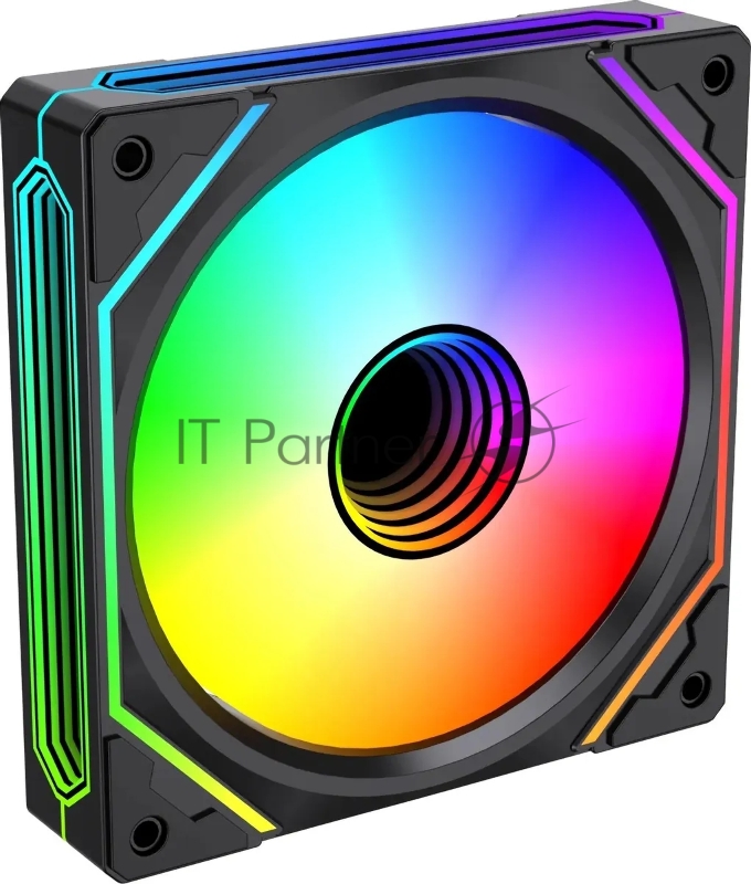 Вентилятор для корпуса Bloody BD-CF120ARGB5 LCD ARGB черный 120мм 1600rpm 26db 4-pin