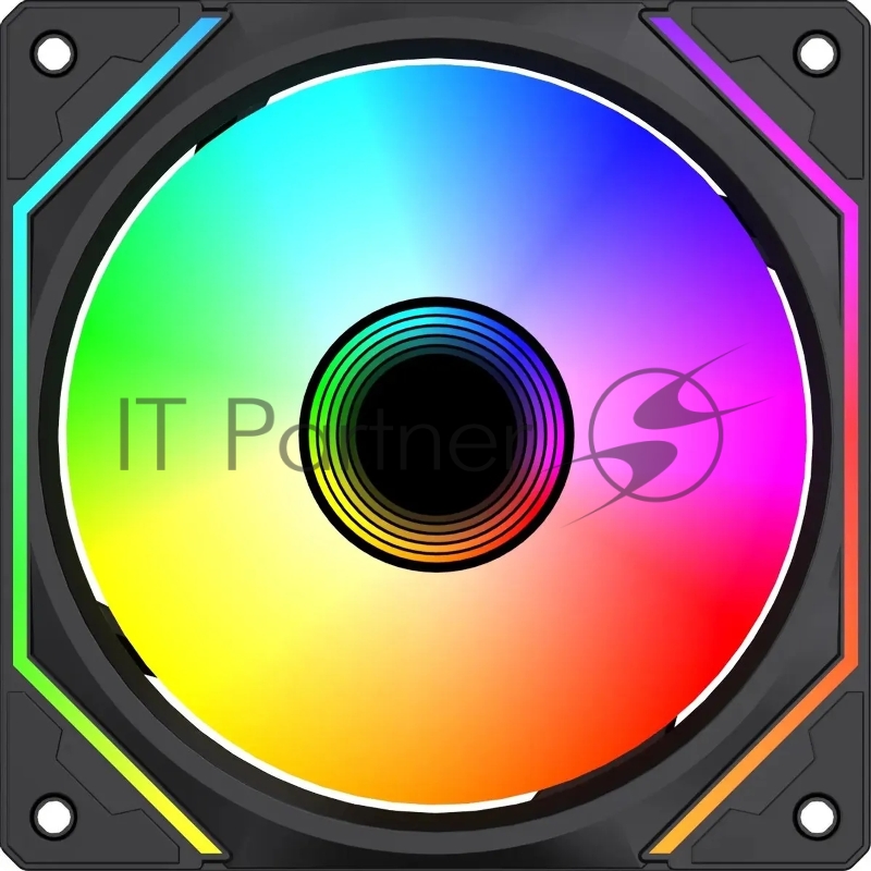 Вентилятор для корпуса Bloody BD-CF120ARGB5 LCD ARGB черный 120мм 1600rpm 26db 4-pin