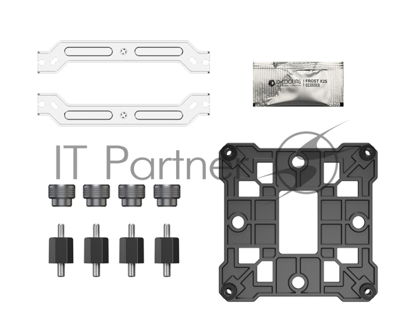 Кулер для процессора ID-COOLING SE-214-XT ZF WHITE LGA1700/1200/115X/AM5/AM4 (16шт/кор, TDP 180W, PWM, 4 тепл.трубки прямого контакта, FAN 120mm, Addressable RGB LED, белый) RET