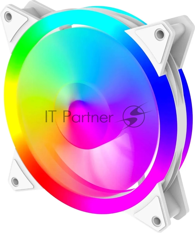 Вентилятор для корпуса Bloody BD-CF120ARGB4 ARGB 120х120x25 белый 4-pin 26дБ (упак.:1шт) (BD-CF120ARGB4-WH) Ret