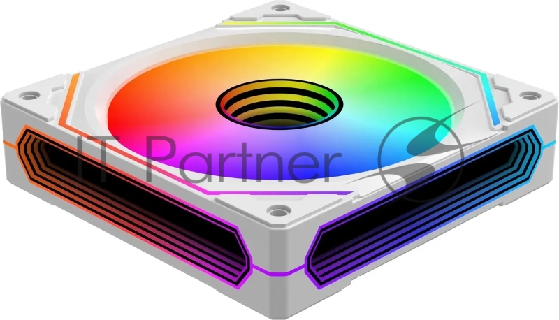 Вентилятор для корпуса Bloody BD-CF120ARGB5 LCD ARGB 120х120x25 белый 4-pin 26дБ (упак.:1шт) (BD-CF120ARGB5-WH) Ret