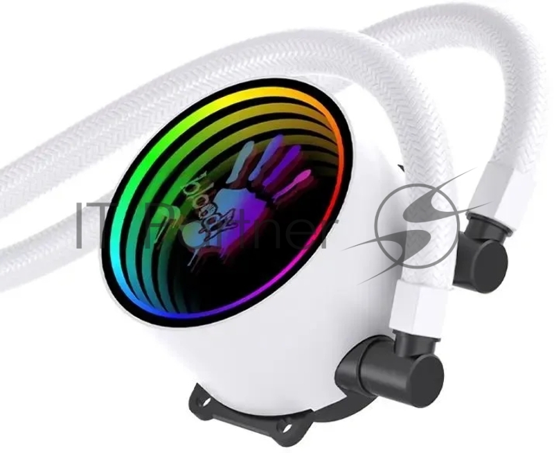 Система водяного охлаждения Bloody BD-LC240ARGB1 ARGB Soc-AM5/AM4/1200/1700/1851 белый 4-pin 22-35dB Al+Cu LCD 260W 1200gr Ret (BD-LC240ARGB1-WH)