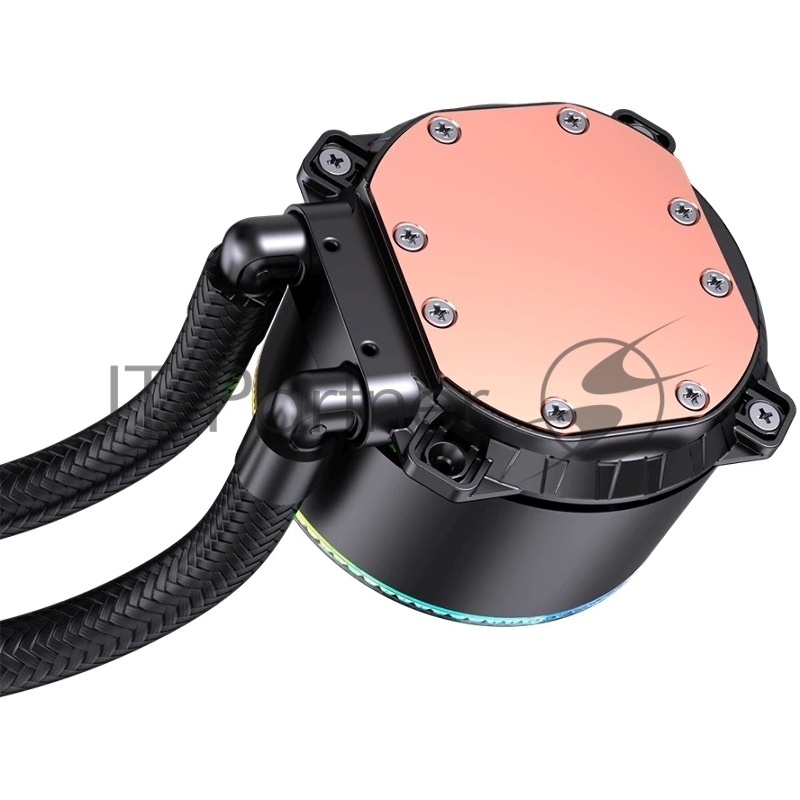 Система водяного охлаждения Bloody BD-LC240ARGB2 ARGB Soc-AM5/AM4/1200/1700/1851 черный 4-pin 22-35dB Al+Cu LCD 260W 1100gr Ret (BD-LC240ARGB2-BK)