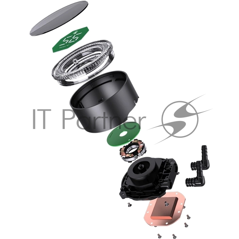 Система водяного охлаждения Bloody BD-LC360ARGB2 ARGB Soc-AM5/AM4/1200/1700/1851 черный 4-pin 22-35dB Al+Cu LCD 300W 1450gr Ret (BD-LC360ARGB2-BK)