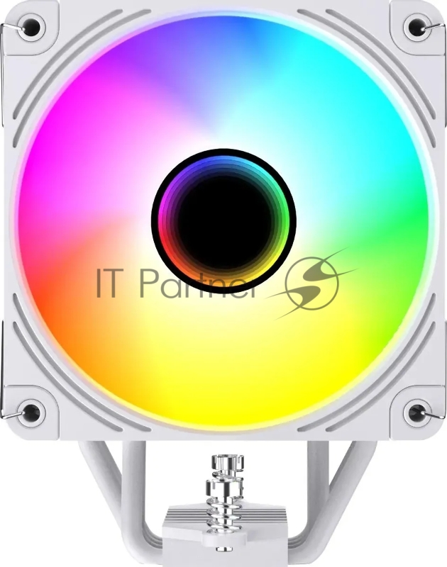 Устройство охлаждения(кулер) Bloody BD-AC205-ARGB1 ARGB Soc-AM5/AM4/1200/1700/1851 белый 4-pin 14-26dB Al+Cu LCD 205W 513gr Ret (BD-AC205-ARGB1-WH)