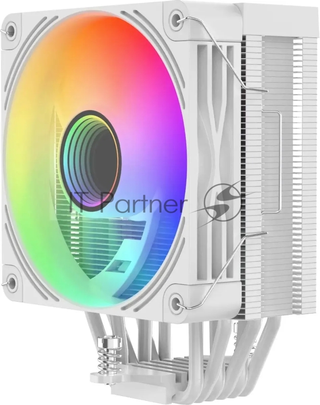 Устройство охлаждения(кулер) Bloody BD-AC220-ARGB1 ARGB Soc-AM5/AM4/1200/1700/1851 белый 4-pin 14-26dB Al+Cu LCD 220W 596gr Ret (BD-AC220-ARGB1-WH)