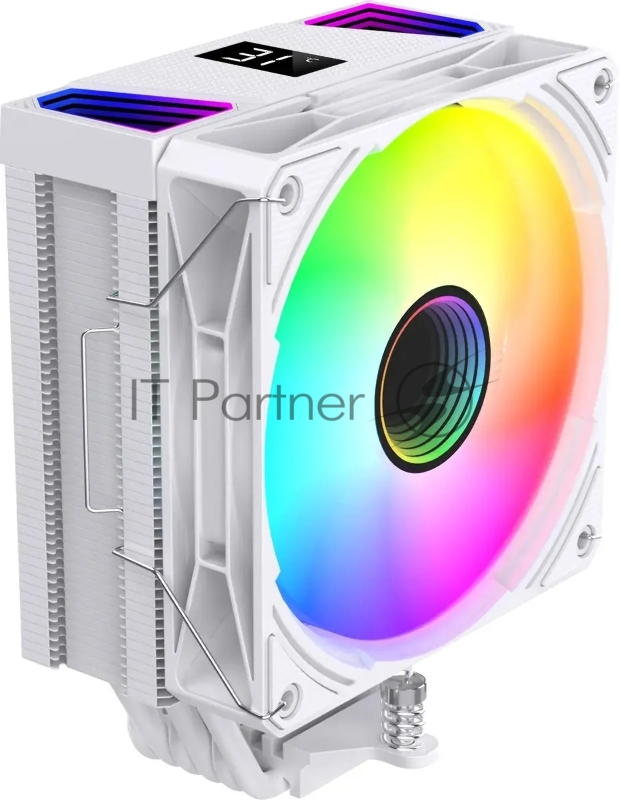 Устройство охлаждения(кулер) Bloody BD-AC220-ARGB1 ARGB Soc-AM5/AM4/1200/1700/1851 белый 4-pin 14-26dB Al+Cu LCD 220W 596gr Ret (BD-AC220-ARGB1-WH)