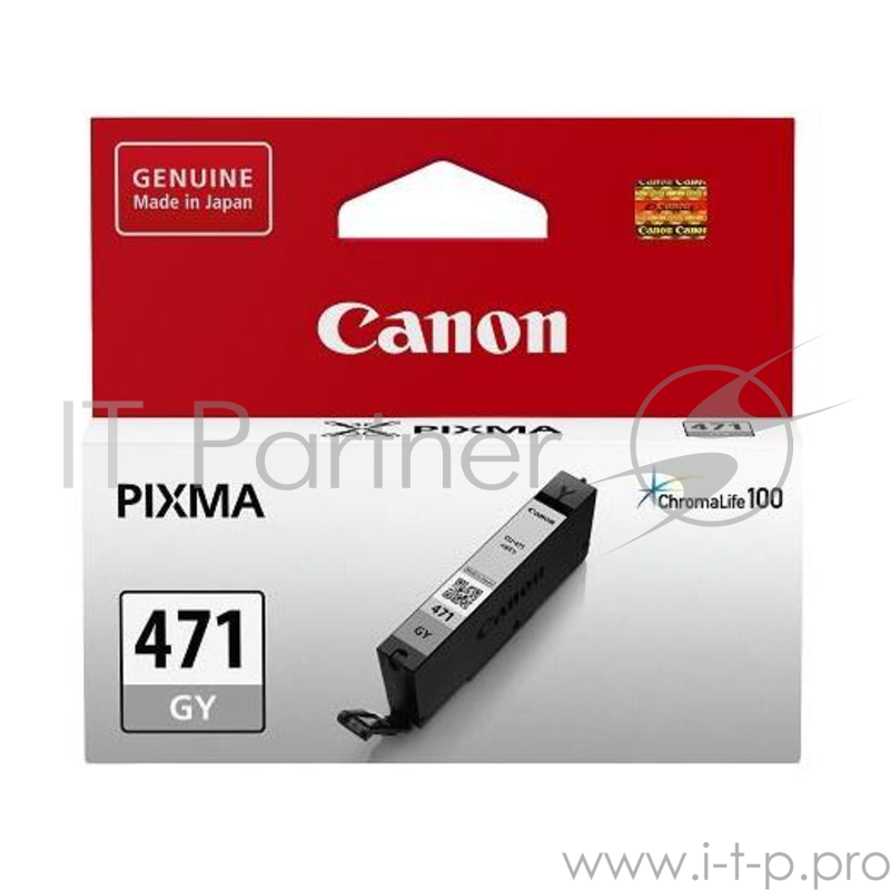 Картридж струйный Canon CLI-471GY 0404C001 серый для Canon Pixma MG5740/MG6840/MG7740