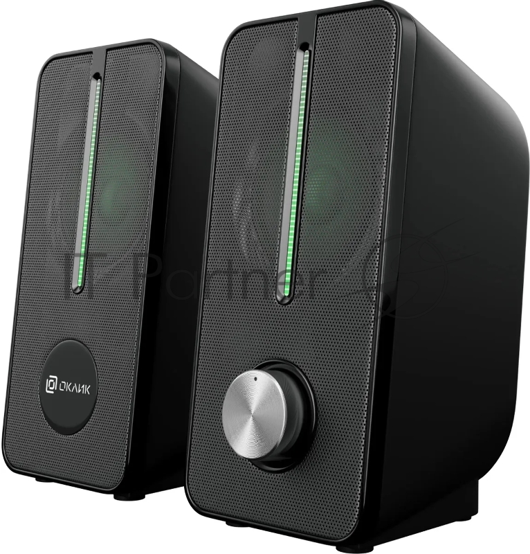 Колонки Оклик OK-120U 2.0 черный 6Вт
