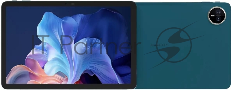 Планшет Digma Pro Eclipse T616 (2.0) 8C RAM8Gb ROM256Gb 11 In-Cell 1920x1200 4G 2Sim Android 14 зеленый 20Mpix 8Mpix BT WiFi microSD 1Tb 8000mAh