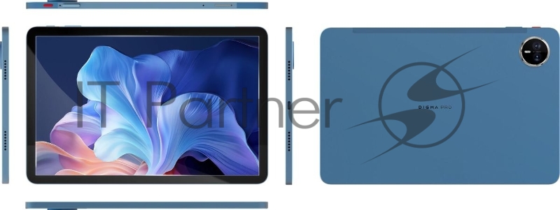Планшет Digma Pro Eclipse T616 (2.0) 8C RAM8Gb ROM256Gb 11 In-Cell 1920x1200 4G 2Sim Android 14 голубой 20Mpix 8Mpix BT WiFi microSD 1Tb 8000mAh