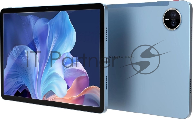 Планшет Digma Pro Eclipse T616 (2.0) 8C RAM8Gb ROM256Gb 11 In-Cell 1920x1200 4G 2Sim Android 14 голубой 20Mpix 8Mpix BT WiFi microSD 1Tb 8000mAh