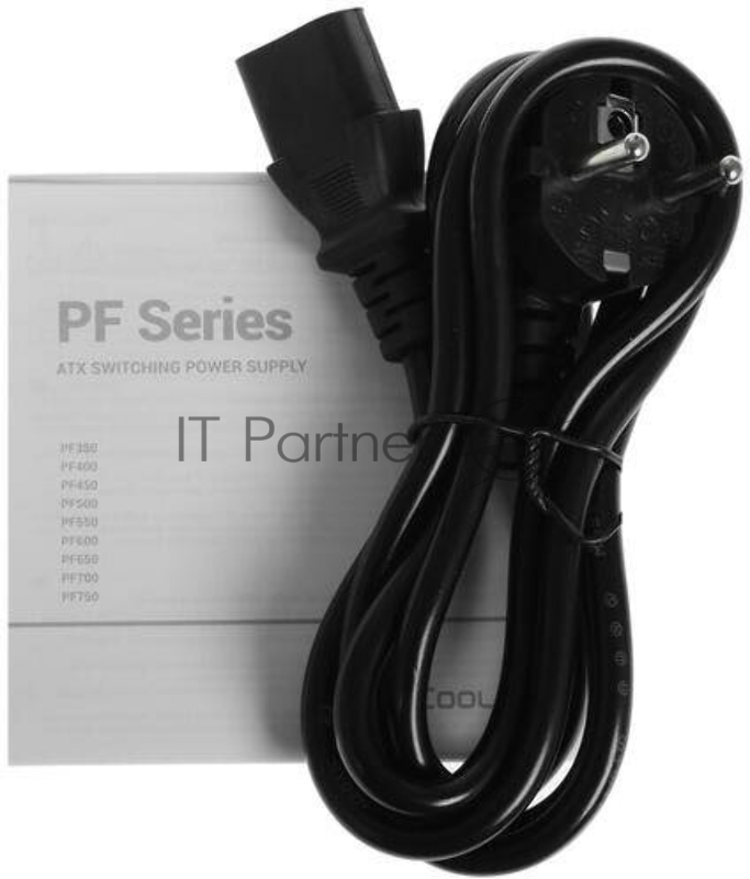 Блок питания Deepcool / GAMERSTORM PF650 R-PF650D-HA0B-CN, 650W, ATX2.4 80PLUS white, APFC, 20+4 pin, 4+4pin, 6xSata, 2xPCI-E (6+2pin), FAN 12CM, Кабель питания CN, Черный